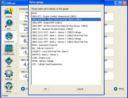 ForScan compatibil Ford Mazda
