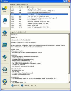 ForScan compatibil Ford Mazda