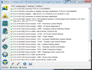 ForScan compatibil Ford Mazda